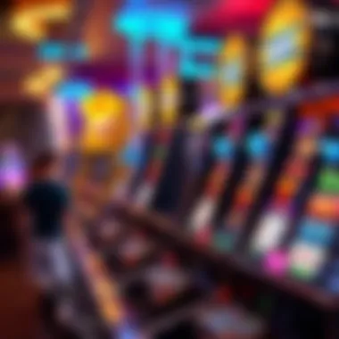 An illustration depicting various betting strategies for maximizing slot machine gameplay