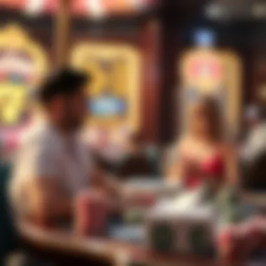 Graphic showcasing the psychological effects of gambling on individuals