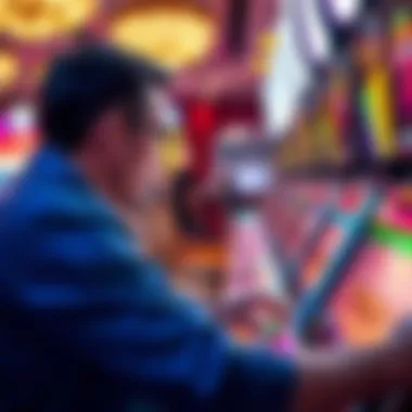 Visual representation of responsible gaming practices in lottery apps