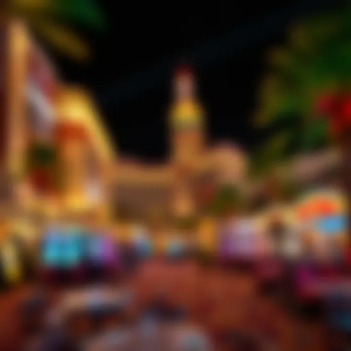 Seasonal view of the Seminole Hard Rock Hotel and Casino