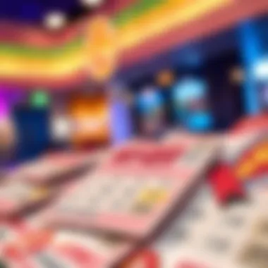 Graphical depiction of trends and statistics in the scratch-off ticket market.