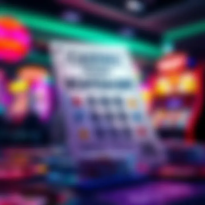 Illustration depicting the mechanics of scratch-off tickets highlighting how they work.