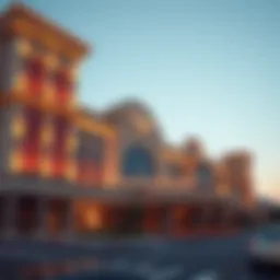 Exterior view of Soaring Eagle Casino showcasing its architecture