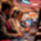 Online casino dealer engaging with players