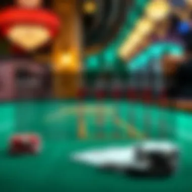 Comparison chart of tie scenarios and outcomes in blackjack gameplay