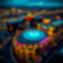Aerial view of the new casino in Arizona showcasing its modern architecture