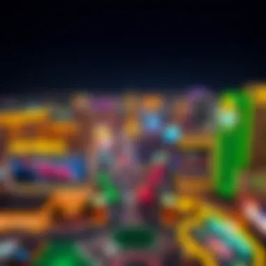 Aerial view of the Las Vegas Strip during the World Series of Poker