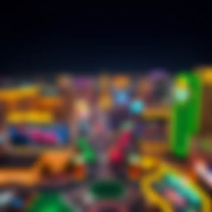 Aerial view of the Las Vegas Strip during the World Series of Poker