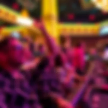 Thrilled spectators cheering at the WSOP event