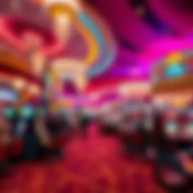 A vibrant casino floor at Wynn resorts illustrating the dynamic atmosphere of Las Vegas