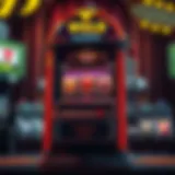 A vintage wild slot machine showcasing its classic design.