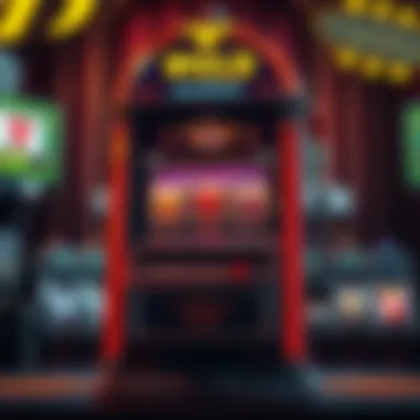 A vintage wild slot machine showcasing its classic design.