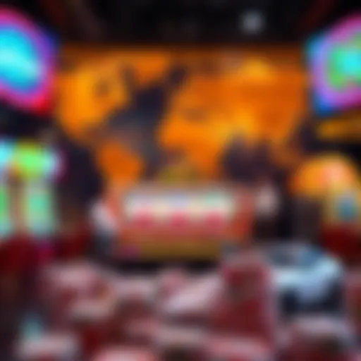 A visual representation of the global online slots market