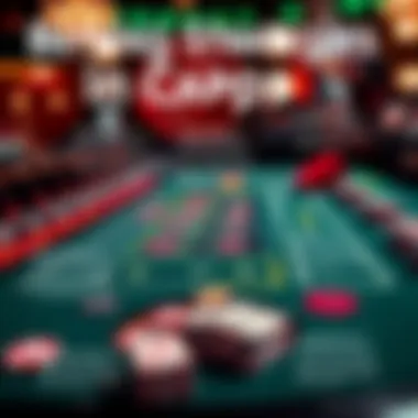 Infographic illustrating various betting strategies in craps