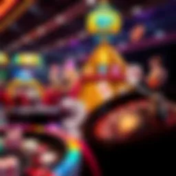 Diverse selection of casino games