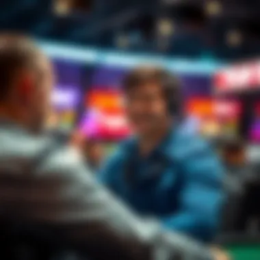 Visual representation of TopBet's customer support features