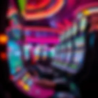 Advanced Casino Technology Close-up of advanced technology being utilized in a casino environment.