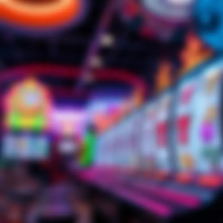 A futuristic representation of online slot gaming trends