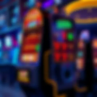 A vibrant casino slot machine showcasing various symbols