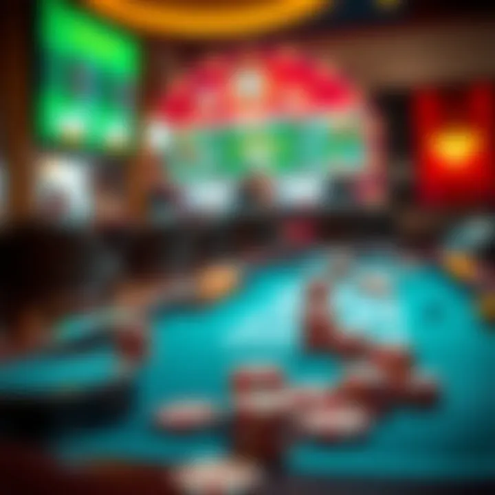 Illustration of potential risks in betting