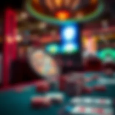 A conceptual image showing responsible gambling practices