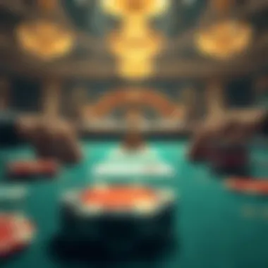 A visual representation of the interplay between skill and chance in gambling