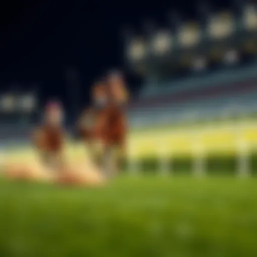 Visual representation of horse racing odds variations