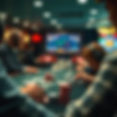 Online poker gameplay