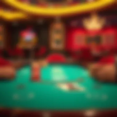 User experience interface showcasing a two-player blackjack game.