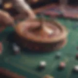 A diverse selection of casino board games displayed on a table.