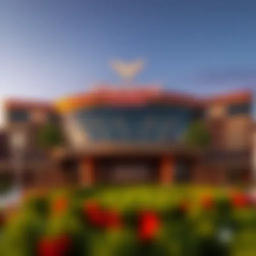 Exterior view of Wind Creek Casino showcasing its grandeur
