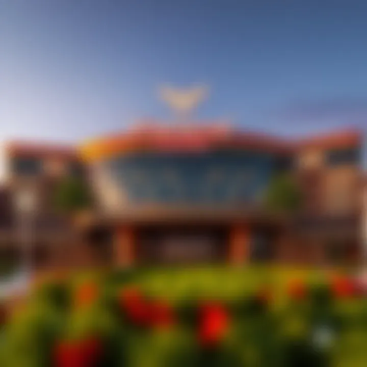 Exterior view of Wind Creek Casino showcasing its grandeur