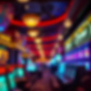 Interior ambiance of the casino during peak hours