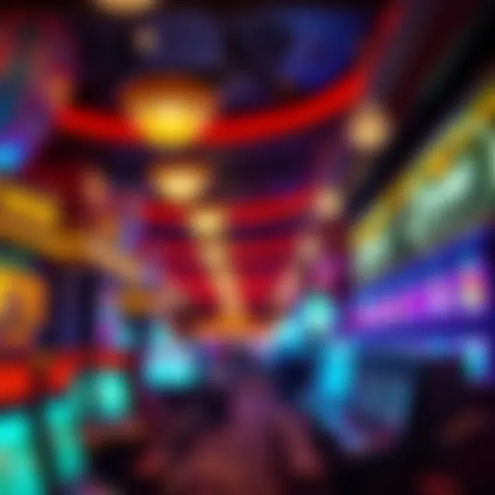 Interior ambiance of the casino during peak hours