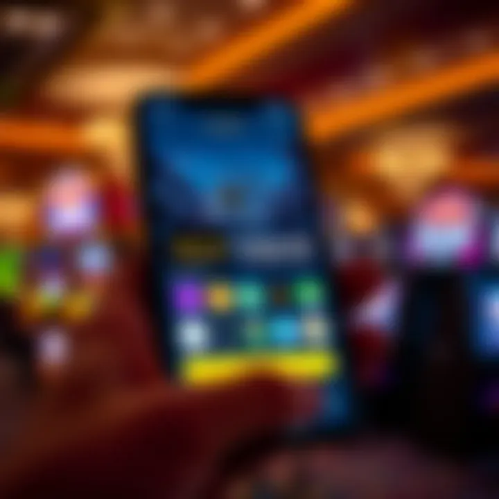 User Interface of the MGM Grand App User interface of MGM Grand app