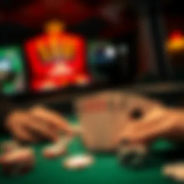 An engaging visual representation of variations in five-hand poker