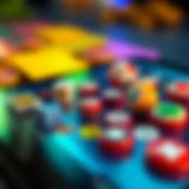 A variety of lottery scratch off app icons on a digital device