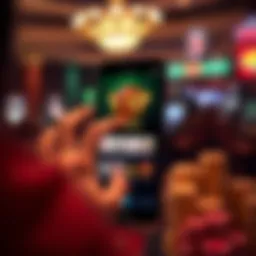 User engaging with the VIP Poker App interface